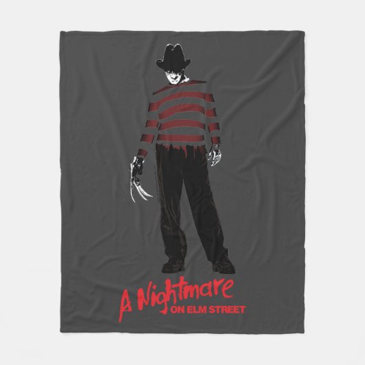 Ein Albtraum an der Elm Street | Freddy Krueger Fleecedecke (Vorderseite)