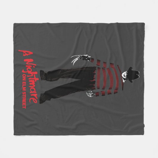 Ein Albtraum an der Elm Street | Freddy Krueger Fleecedecke (Vorderseite (Horizontal))