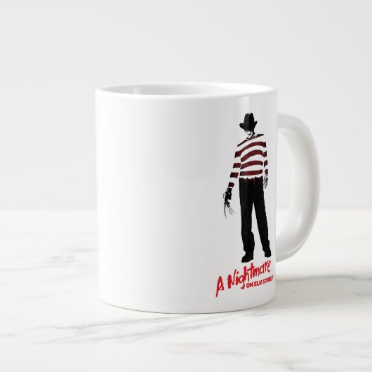 Ein Albtraum an der Elm Street | Freddy Krueger Jumbo-Tasse (Vorderseite Rechts)