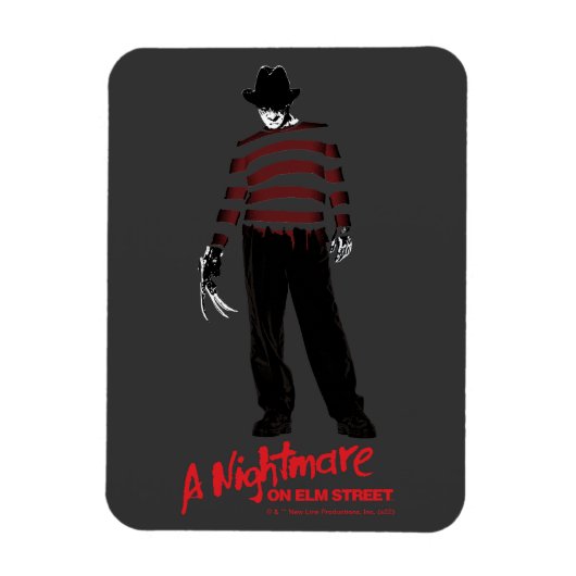 Ein Albtraum an der Elm Street | Freddy Krueger Magnet (Vertikal)