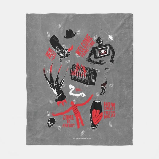 Ein Albtraum an der Elm Street | Freddy Krueger Ta Fleecedecke (Vorderseite)