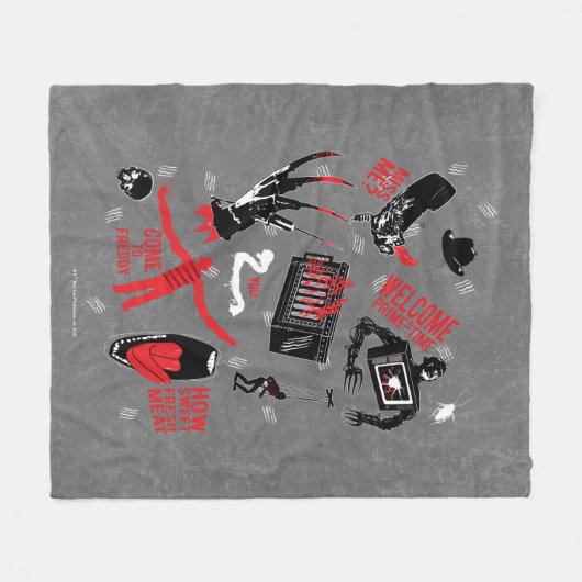 Ein Albtraum an der Elm Street | Freddy Krueger Ta Fleecedecke (Vorderseite (Horizontal))