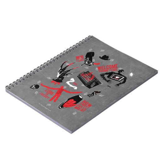 Ein Albtraum an der Elm Street | Freddy Krueger Ta Notizblock (Linke Seite)