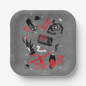 Ein Albtraum an der Elm Street | Freddy Krueger Ta Pappteller (Vorderseite)