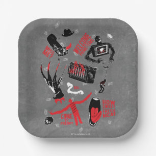 Ein Albtraum an der Elm Street Freddy Krueger Ta Pappteller