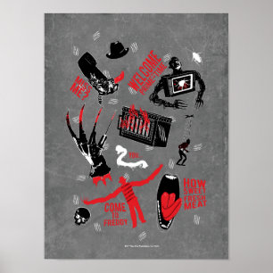 Ein Albtraum an der Elm Street   Freddy Krueger Ta Poster