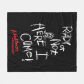 Ein Albtraum an der Elm Street | Hier komme ich Fleecedecke (Vorderseite (Horizontal))