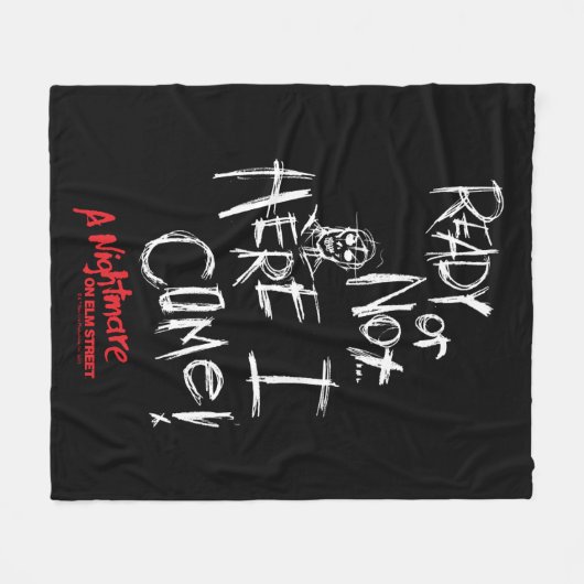 Ein Albtraum an der Elm Street | Hier komme ich Fleecedecke (Vorderseite (Horizontal))