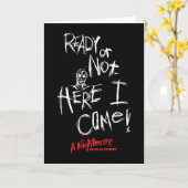 Ein Albtraum an der Elm Street | Hier komme ich Karte (Gelbe Blume)