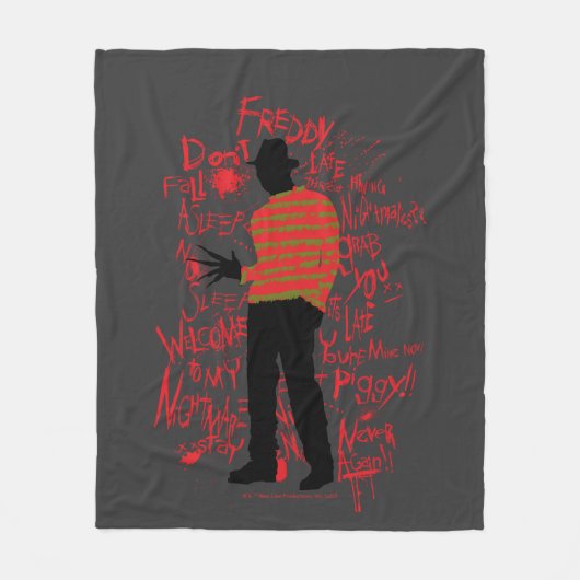 Ein Albtraum an der Elm Street | Nicht einschlafen Fleecedecke (Vorderseite)