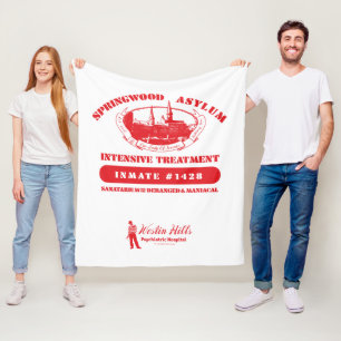 Ein Albtraum an der Elm Street   Springwood Asyl Fleecedecke