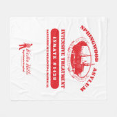 Ein Albtraum an der Elm Street | Springwood Asyl Fleecedecke (Vorderseite (Horizontal))