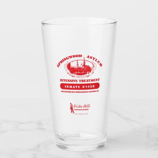 Ein Albtraum an der Elm Street | Springwood Asyl Glas (Vorderseite)