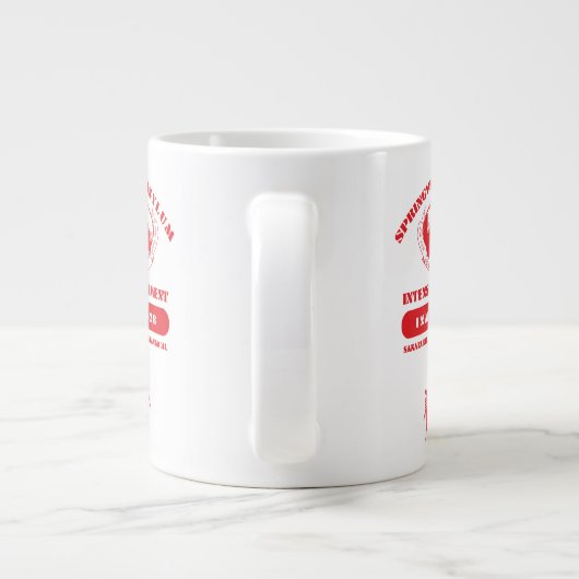 Ein Albtraum an der Elm Street | Springwood Asyl Jumbo-Tasse (Rückseite)