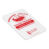 Ein Albtraum an der Elm Street | Springwood Asyl Magnet (Rechte Seite)