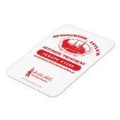 Ein Albtraum an der Elm Street | Springwood Asyl Magnet (Linke Seite)