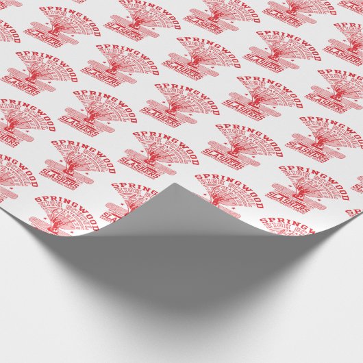 Ein Albtraum an der Elm Street | Springwood High Geschenkpapier (Ecke)