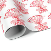 Ein Albtraum an der Elm Street | Springwood High Geschenkpapier (Rolleneckpunkt)