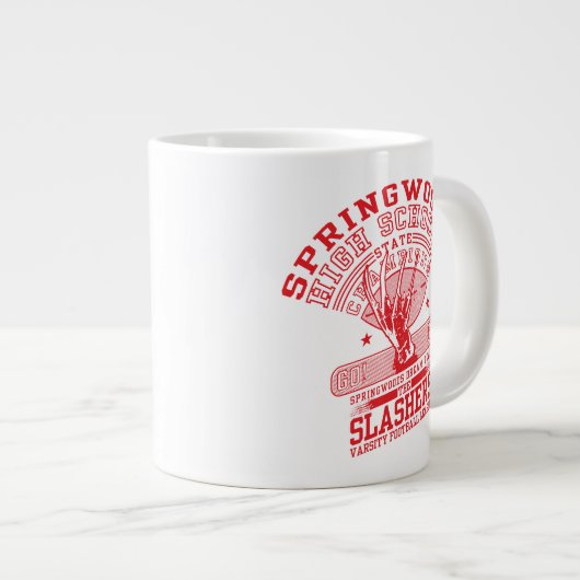 Ein Albtraum an der Elm Street | Springwood High Jumbo-Tasse (Vorderseite Rechts)