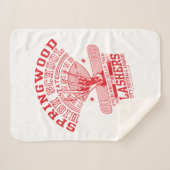 Ein Albtraum an der Elm Street | Springwood High Sherpadecke (Vorderseite (Horizontal))