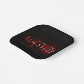 Ein Albtraum an der Elm Street | Text Pappteller (Gewinkelt)