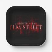Ein Albtraum an der Elm Street | Text Pappteller (Vorderseite)