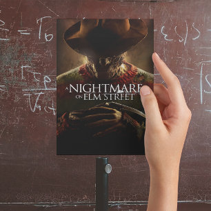Ein Albtraum auf der Elm Street Filmplakat Feiertagspostkarte