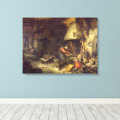 Ein Alchemist, 1611 Leinwanddruck (Insitu (Holzboden))