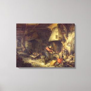 Ein Alchemist, 1611 Leinwanddruck