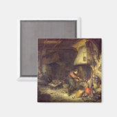 Ein Alchemist, 1611 Magnet (Vorderseite/Rückseite)