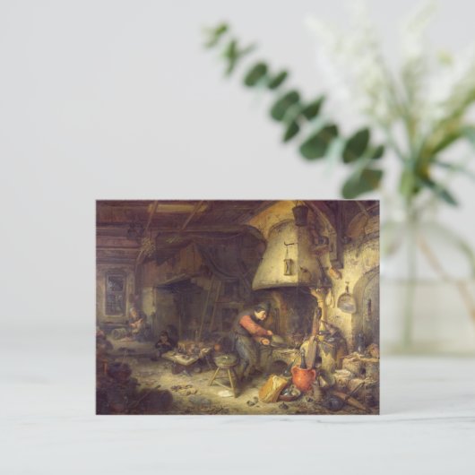 Ein Alchemist, 1611 Postkarte (Stehend Vorderseite)