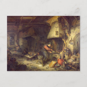Ein Alchemist, 1611 Postkarte