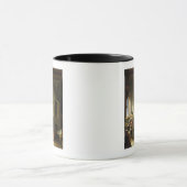 Ein Alchemist und sein Assistent in ihrer Tasse (Zentrum)