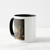 Ein Alchemist und sein Assistent in ihrer Tasse (Vorderseite Links)
