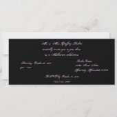 Ein "alles heiligt Eve" Kostüm-Party Einladung (Rückseite)