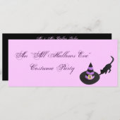 Ein "alles heiligt Eve" Kostüm-Party Einladung (Vorne/Hinten)