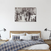 Ein allgemeiner Schrei, in einer Buschtüte, 1878 Leinwanddruck (Insitu (Schlafzimmer))