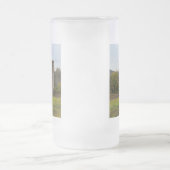 Ein alter Bauernhof Silo Mattglas Bierglas (Mittel)
