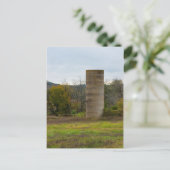 Ein alter Bauernhof Silo Postkarte (Stehend Vorderseite)