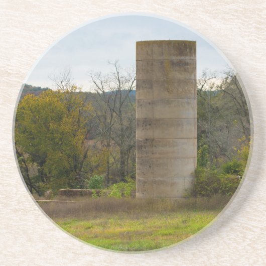 Ein alter Bauernhof Silo Untersetzer (Vorne)