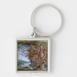 Ein alter Buchen-Baum, 1794 (Öl auf Leinwand) Schlüsselanhänger