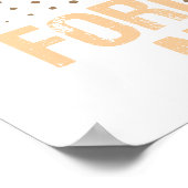 Ein alter Ford Mustang 1989 Notchback Poster (Ecke)