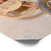 ein alter GoKart auf Value Poster Paper (Matte) (Ecke)