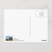 Ein alter Illinois-Stall Postkarte (Rückseite)
