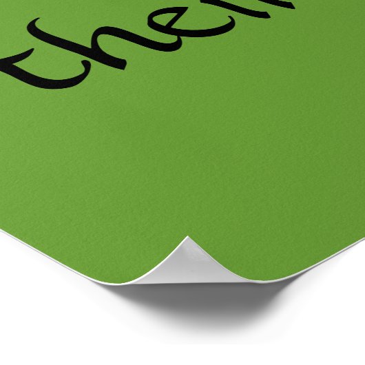 Ein alter irischer Fluch Poster (Ecke)