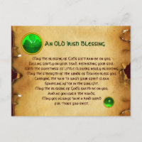 Ein alter irischer Segen für Luckparchment