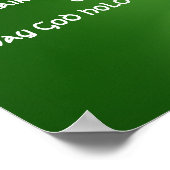 Ein alter irischer Segen, Platz Poster (Ecke)