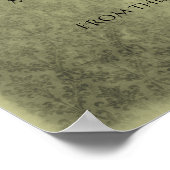 EIN ALTER IRISCHER WEDD, der einen gebeutelten Dam Poster (Ecke)