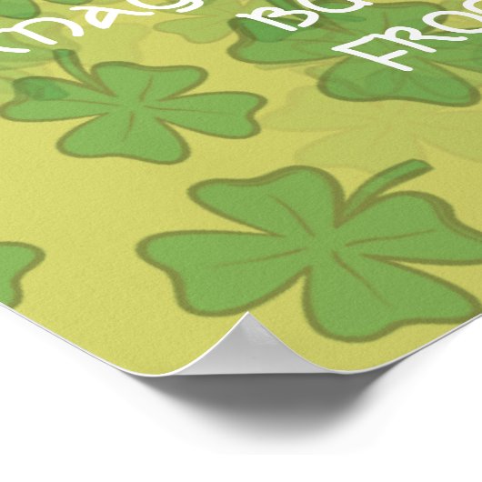 EIN ALTER IRISCHER WEDING Segen - Poster (Ecke)