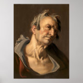 Ein alter Mann - Abraham Bloemaert Fine Art Poster (Vorne)